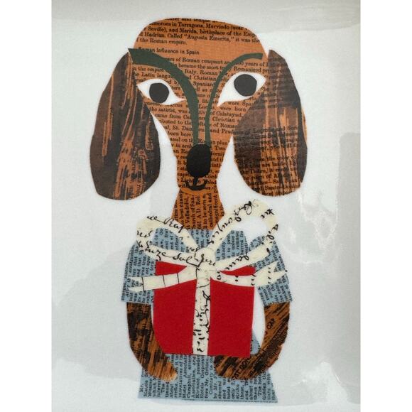 Denise Fiedler Pottery Barn Square Dachshund Trinket Dish - Picture 4 of 10